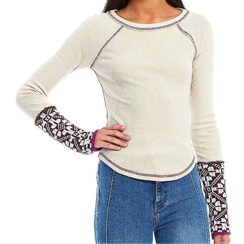 Free People She's Reversible Cuff Top in Dreamt Kiss Size XS
